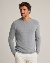 Suéter Sergio K Tricot Detalhe Camurça