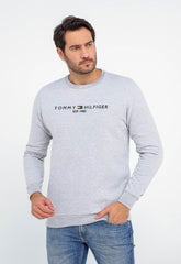 Moletom Tommy Hilfiger Logo Sweatshirt S/ Capuz