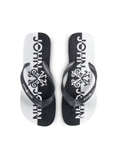 Chinelo John John Bicolor Preto Clássico