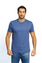 Camiseta Calvin Klein Embossing Azul