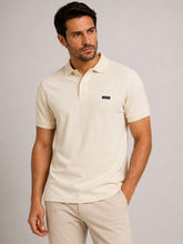 Polo Calvin Klein Slim Fit Piquet Areia