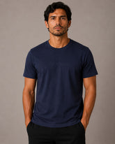 Camiseta Calvin Klein Logo Central Bordado