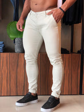 Calça Masculina Alfaiataria Zip Off Gelo