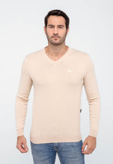 Suéter Armani Exchange Básico Bege