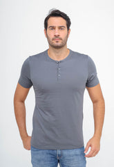 Camiseta Dom Henrico Henley Pima