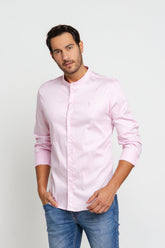 Camisa Zip Off Ml Gola Padre Rosa Claro