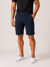 Bermuda Kanzo Sarja Azul Marinho - Henri Store