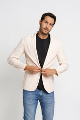 Blazer Zip Off Bolso Fontal 30410 Rosa Bebe - Henri Store