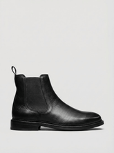 Bota Dom Henrico em Couro Preto - Henri Store