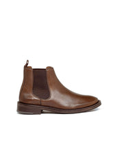 Bota Dom Henrico Moca Pinhão Couro Marrom Escuro 95287 - Henri Store