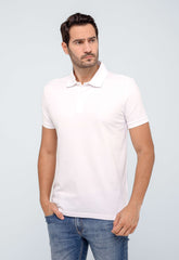 Polo Masculina Calvin Klein Regular Basica Branca