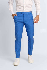 Calça Dom Henrico Slim Alfaiataria Milano com Ajuste Lateral - Henri Store