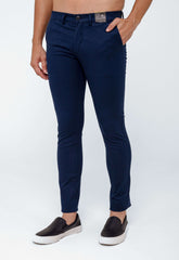 Calça Kanzo Skinny Azul Escuro Impermeável 120 - Henri Store