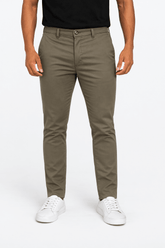 Calça Kanzo Skinny Cáqui Escuro 180 - Henri Store