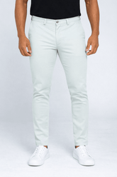 Calça Kanzo Skinny Fit Bege Claro Impermeável 330 - Henri Store
