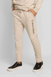 Calça Moletom Calvin Klein Logo Lateral Cáqui - Henri Store