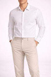 Camisa Calvin Klein Ml Slim Fit Cannes Básica Essential - Henri Store