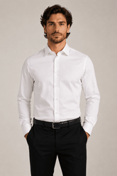 Camisa Dom Henrico Gola Francesa em Algodão Egípcio ML - Henri Store