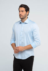 Camisa Dom Henrico ML C/ Botão Algodão Egípcio - Henri Store