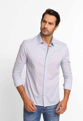 Camisa Dom Henrico ml Slim Fit Poliamida - Henri Store
