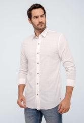 Camisa Eleven Ml Comfort Branca - Henri Store