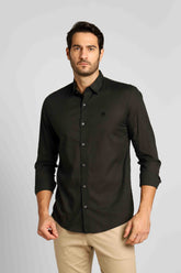 Camisa Eleven Ml Voil Preta - Henri Store