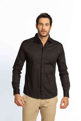 Camisa Manga Longa Slim Fit Scavo Elegance - Henri Store