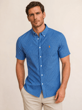 Camisa RL Manga Curta Custom Fit Xadrez - Live - Henri Store
