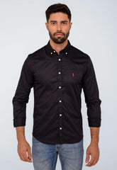 Camisa RL Preto Poney Vermelho - Henri Store