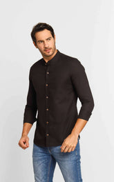 Camisa Scavo ml Básica Gola Padre - Henri Store