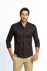 Camisa Scavo ml Slim Gola Padre - Live - Henri Store