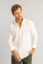 Camisa Sergio K em Linho Manga Longa - Henri Store
