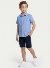 Camisa Sergio K MC Linho Infantil - Henri Store