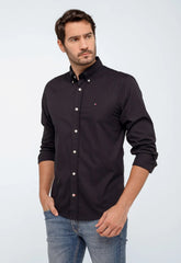 Camisa Tommy Hilfiger ML Regular Fit Oxford - Henri Store