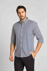 Camisa Tommy Hilfiger Ml Regular Fit Xadrez Preta - Henri Store