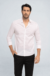 Camisa Zip Off ML Branco - Henri Store
