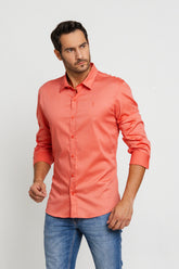Camisa Zip Off Ml Salmão 80068 - Henri Store