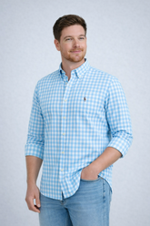 Camisa RL Custom Manga Longa Poney Colorido