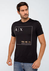 Camiseta Armani Exchange Sustainability Logo Central - Henri Store