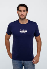 Camiseta Calvin Klein Logo Central - LIVE - Henri Store