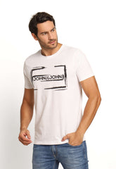 Camiseta John John Post Spray Branco - Henri Store