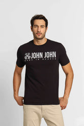 Camiseta John John Poster Preto - Henri Store