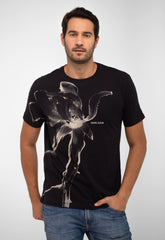 Camiseta John John Regular Fit Dark Flower - Henri Store