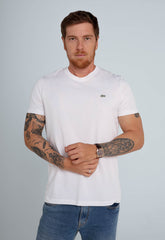 Camiseta Lacoste Regular Fit Logo Peito - Henri Store