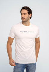 Camiseta Tommy Hilfiger Logo Central - Henri Store
