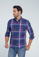 Marinho/Vermelho