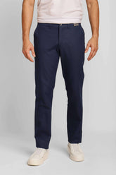 Calça Dom Henrico Slim Fit em Linho com Moovexx