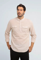 Bata Dom Henrico ML Linho Bolsos