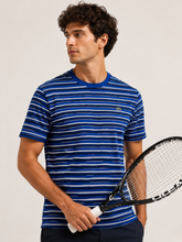 Camiseta Lacoste Listrada Azul - LIVE