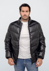 Jaqueta Dom Henrico Puff Zipper Manga - Live - Henri Store
